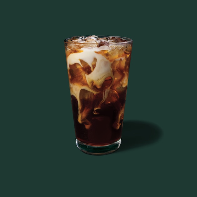 Iced Cafe Latte with Vanilla Sweet Cream Cold Foam