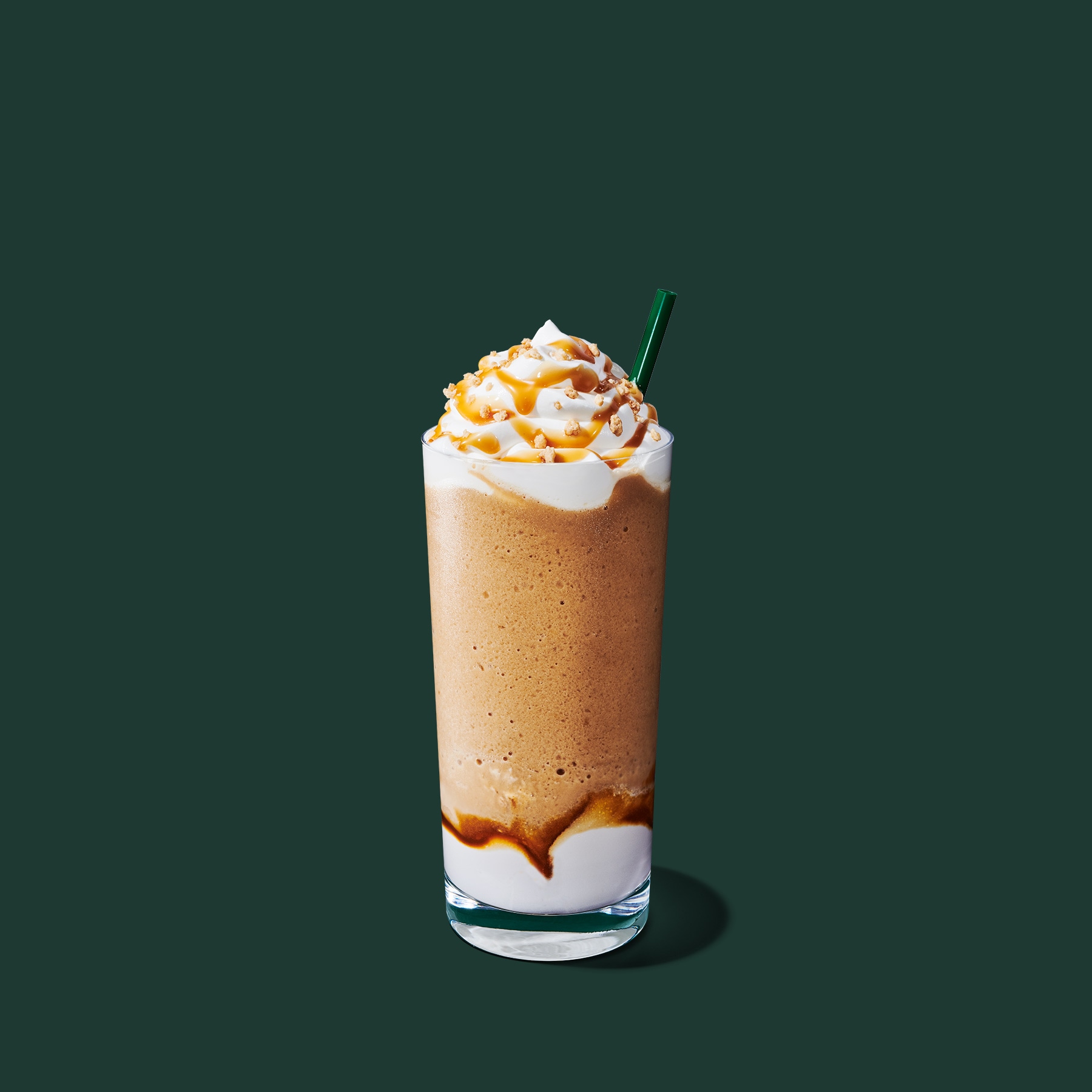Caramel Ribbon Crunch Frappuccino® Blended Beverage: Starbucks ...