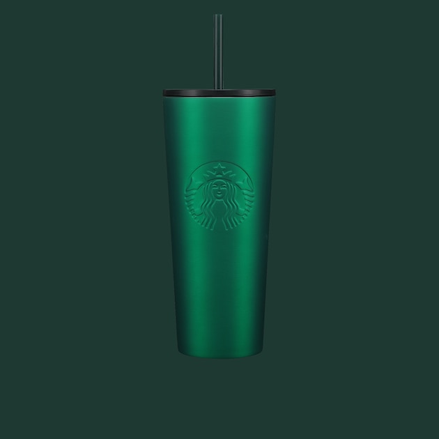 Green Soft Touch Stainless-Steel Cold Cup - 24 fl oz: Starbucks